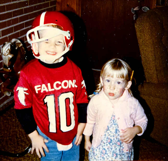 For the author and for the Falcons, there was a time before unrelenting pain.